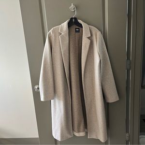 Zara lapeled cloth coat